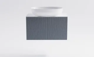 Тумба с раковиной Astra-Form М-40 Slim 4631177714535 80 см голубой матовый